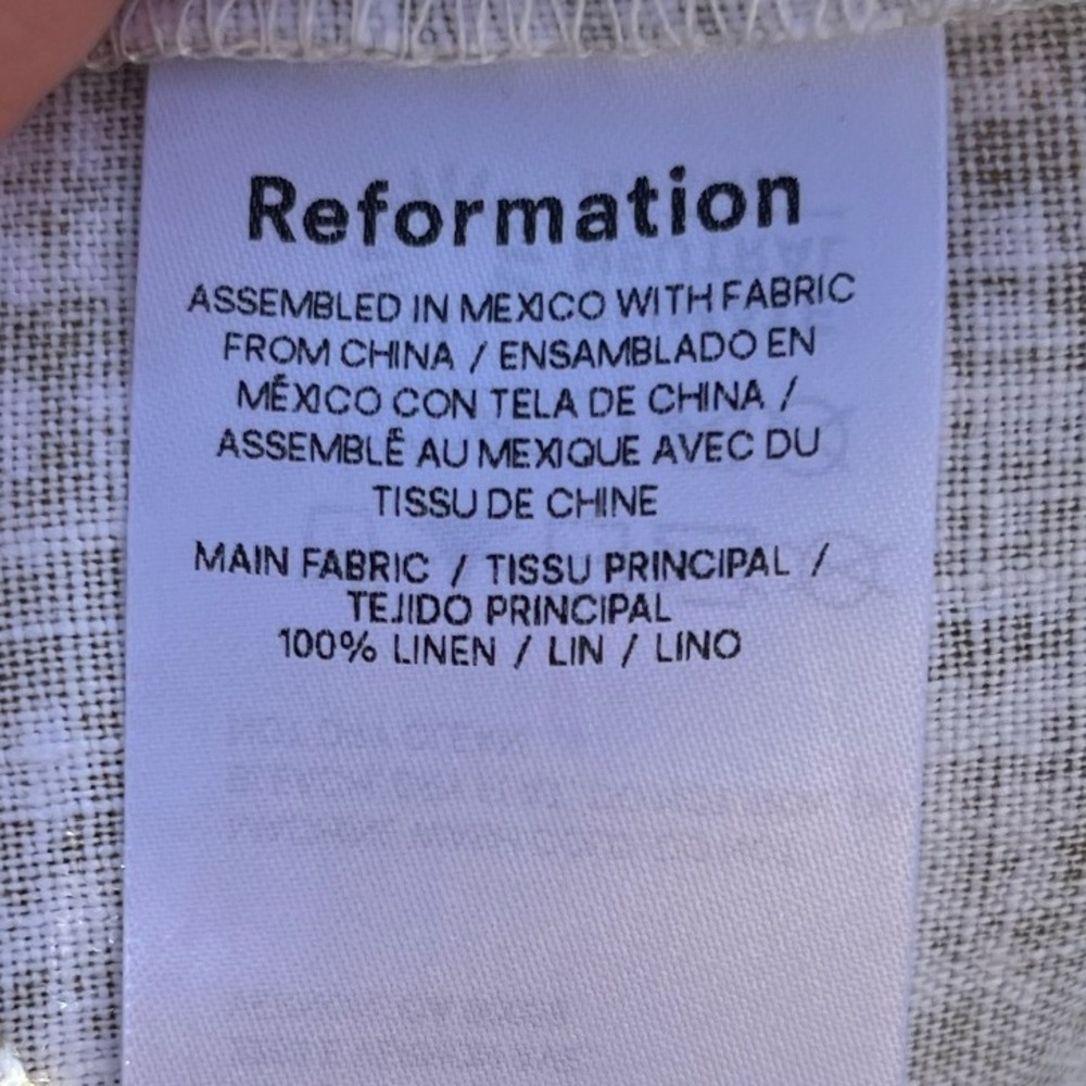 Reformation linen mini dress - Picture 7 of 7